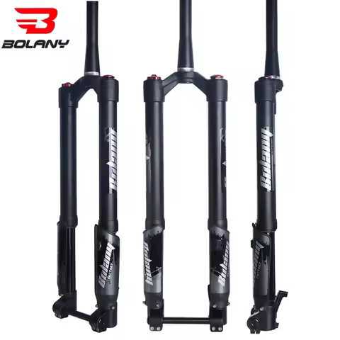 Bolany Air suspension 29 mtb Inverted Fork Thru Axle 150*15mm For Snow Bike E-bike 26*5.0 Fat Tire B