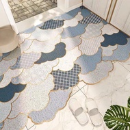 Silk Circle Floor Mat Floor Mat Entrance Wear-Resistant Foyer Household Carpet Entrance Door Can Be 
