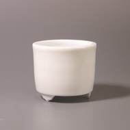 敦睦窯 素面景德素雅三足白香爐