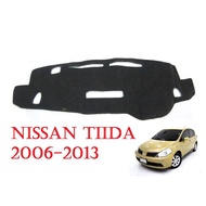 สินค้าขายดี!!! พรมปูคอนโซลหน้า รถเก๋ง นิสสัน ทีด้า ปี 2006-2013 พรมหน้ารถ Nissan Tiida พรมปูแผงหน้าปัด พรมปูหน้ารถ พรมรถเก๋ง ##ตกแต่งรถยนต์ ยานยนต์ คิ้วฝากระโปรง เบ้ามือจับ ครอบไฟท้ายไฟหน้า หุ้มเบาะ หุ้มเกียร์ ม่านบังแดด พรมรถยนต์ แผ่นป้าย