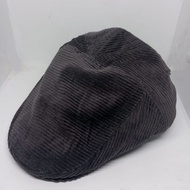 Flat Cap Corduroy Super Grey Series | Topi Mafia Pria