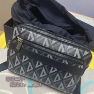 New Arrival Korean Version Boutique DI R Dia SAFARI Messenger Bag CD Dia Canvas Black Messenger Bag 