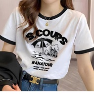 NANA TOUR  top women Y2K funny t shirt female harajuku designer anime clothes