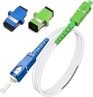 15ft (5 Meters) SM SC/UPC to SC/APC Fiber Optic Patch Cable, Armored Single Mode Patch Cable, Fiber 