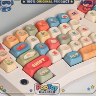 PopToy .SGInstant Noodle Keycaps MOA Profile 131 Keys PBT Dye Sublimation Aula F75 F99 RK100 Redrago