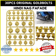 ☮ ◜ ═ LEGIT YAMAHA MIO i 125 GOLD BOLT Cap Universal 30 Pcs Set SCREW NUT FOR MOTORCYCLE