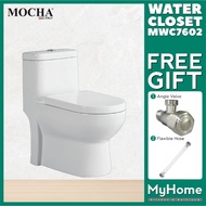 [FREE SHIPPING] MOCHA One-Piece Water Closet WC Toilet Bowl MWC7602