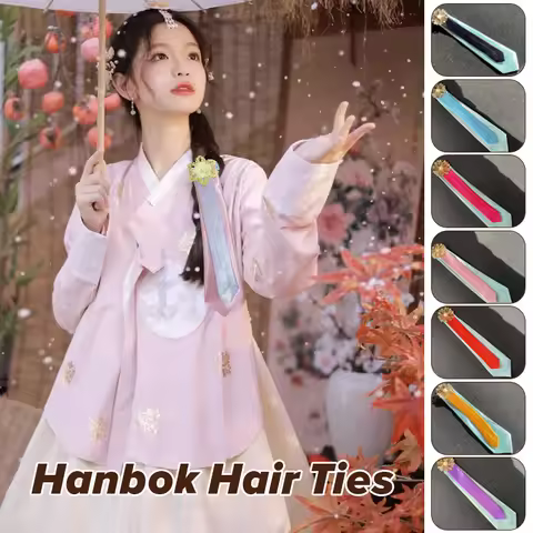 Women Korea Traditional Hanbok Hairpin Korean Court Hanbok Hair Accessories Korea Wedding Ribbon Hai