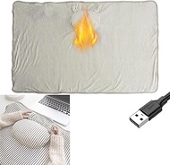 Heat pad Blanket Heated Shawl USB Cordless Wrap For Women,Cold Protection Electric Heated Shawl Blanket For Ladies,Flannel Sherpa Reversible Blanket,Christmas Gift 72x115CM
