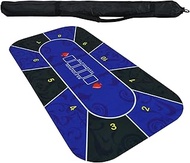 TX GIRL Poker Layouts Texas Hold'em Tablecloth Rubber Mat Board Game Table Top Digital Printing Sued