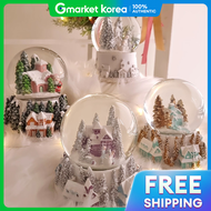 Aspasia | ลกโลกหมะครสตมาสพรอมไฟ LED และเครองเลนเพลง