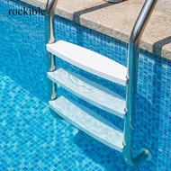 rockible 3 Pieces Pool Entry Rung Steps Pool Ladder Steps with 6  Ladder  for Water Parks  and above
