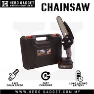 [[ READY STOCK ]] HERO GADGET CORDLESS CHAINSAW. 88V BATTERY, LONG LASTING BATTERY, FAST CHARGING, 5