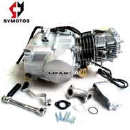 lifan 125cc 124cc electric start 2stroke air cooler motorcycle engine 1N234 GEAR manual clutch