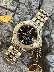 🌈🌈新返貨啦🌈🌈Tudor Hydronaut 85190 連原裝Tudor 全鋼帶🖤🩶原裝黑色碳纖面🖤🩶扭圈 36mm 淨錶🖤VU2555(旺角廣華街店）