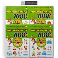 Book - 1088 Intellectual Development Puzzles for 4 - 5 Years Old (Set of 4 Books)