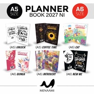 [ MENAAMI ] 2027 Buku Planner Book DIARY DAILY MONTHLY TO DO LIST CALENDAR #MENAAMI