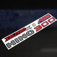 Sticker hino 300 xzu720k car lorry sticker accessories