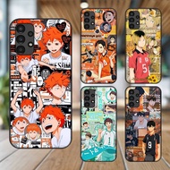 Samsung A13, A32 4G, A32 5G, A33 5G case with black border printed with Haikyuu Volleyball Character