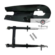 Combo Folding rear footrest chain cover 67