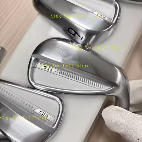 Golf Club T150 3th silver Iron Set With Steel/Graphite Shaft With Head Covers 7pcs(4,5,6,7,8,9,P)