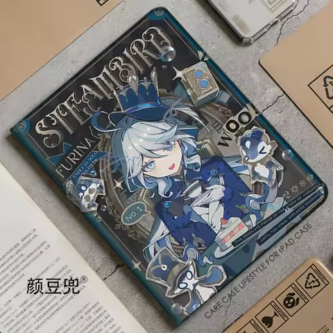 Furina Anime Genshin Impact For iPad Air 4 5 Mini 5 6 Case Luxury Silicone For Pro 12.9 11 For iPad 