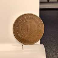 Straits Settlements (British Malaysia) / Victoria Queen 1 Cent Coins ( Year 1884 to 1886 )