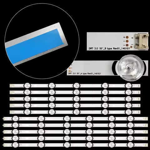 LED Strip For 55LB6000 55LB626V 55LB628V 55LB6500 55LB652T 55LB656V 55LF550V 55LF551C 55LF6000 55LF6