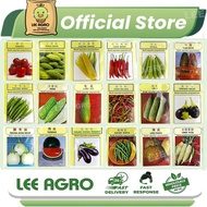Biji Benih Sayur Buah Vegetable Seed Terung Kacang Kelisa Bendi Cili Jagung Labu Air Betik Tomato Tanah Baja FS Organik