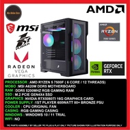 PC Desktop AMD Ryzen 5 7500F/32GB/1TB SSD/RTX5060TI 16GB/600W