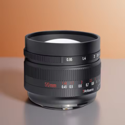 7artisans 50mm F0.95 APS-C Frame Large Aperture Camera Lens for Potrait Photography with Sony E Niko