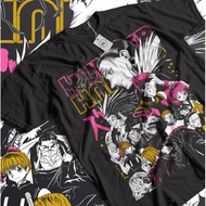 MYS t shirt lelaki Killua Shirt Hunter X Hunter Tshirt HXH MYS t shirt lelaki Gon Anime Hisoka Meru