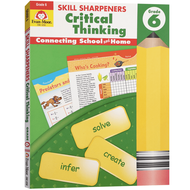 Evan-Moor Skill Sharpeners Critical Thinking Grade 6 Exercise Book