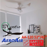 Aeroair AA-120 DC Ceiling Fan/ 20W LED 3 tone