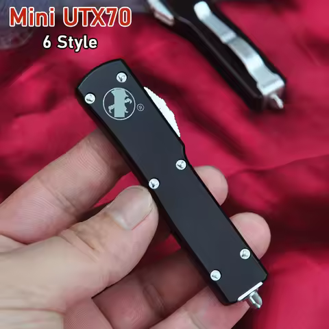 Mini Micro OTF TechKnife UTX-70 UTX UT85 Series D2 Blade Camping Outdoor Self Defense Pocketknives C