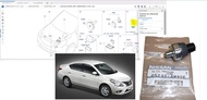 (ของแท้) 25240-4M40E สวิตช์เซนเซอร์แรงดันน้ํามัน สําหรับ NISSAN ALMERA อัลเมร่า ( N17) ทักแชทก่อนส