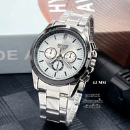 นาฬิกาหรู BOSCK ขนาดหน้าปัด 42mm สายสแตนเลสสตีล กันน้ำได้