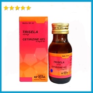 Trisela Syr Obat Pereda Gatal Alergi Sirup | Anti Alergi Pilek Bersin-Bersin | Biduran 60ml | Bisa U