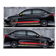 (Ready Stock) S1162# 2Pcs R3 Car Side Body stripe Vinyl Decal Sticker