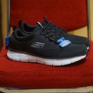 Skechers SYNERGY 3.0 BLACK WHITE RUNNING Shoes