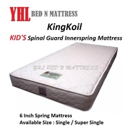 YHL King Koil Kid's Spinal Guard 6 Inch Innerspring Mattress (FOC 1 Pillow, While Stock Last)