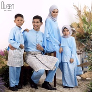 BABY BLUE KURUNG SONGKET QUEEN