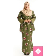 Baju Kurung Modern Plus size Green* 1599803