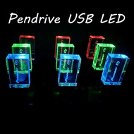 Premium Pioneer DJ Led Light Crystal USB Flash Drive 128GB 8GB 16GB 32GB 64GB 256G 4GB Fashion Memor