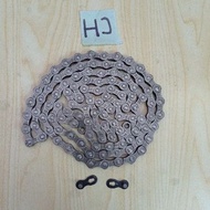 KMC X8 Silver 8 speed 112L Chain Includes Original Chain Connection