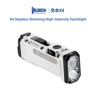 WUBEN X4 Strong Light Flashlight Stepless Dimming Long Battery Life Outdoor Lighting RGB Color Light