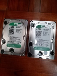 WD Green SATA HDD 3Tb & 4Tb