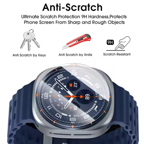 For Samsung Galaxy Watch Ultra 47mm 2025 Tempered Glass Screen Protectors HD Hardness Watch Films fo