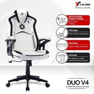 TTRacing Duo V4 Stormtrooper Edition Gaming Chair Ergonomic Office Chair Kerusi Gaming  Seat - 2 Yea