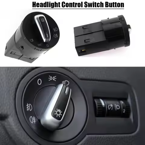 Headlight Control Switch Button 3BD941531 For VW Golf MK4 Jetta Bora Passat B5 Beetle T5 Polo 9N Sha